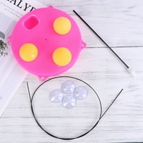 PBPBOX Table Tennis Practice Trainer Table Tennis Training Device Rosy 1 Set for Eye Coordination