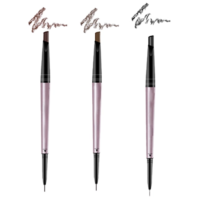 Dinheiro Lápiz para cejas Forma de gota de agua doble Crema para cejas Lápiz para cejas Pequeño 2 en 1, estilo: estilo2;