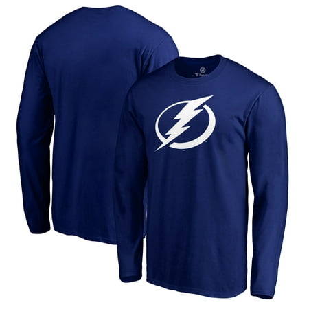 Men’s Fanatics Branded Blue Tampa Bay Lightning Primary Team Logo Long Sleeve T-Shirt