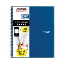 Five Star Wirebound Notebook, 1 Subject, 100 Sheets, College Ruled, 11in X 8.5in (2 Pack)