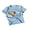 Light Blue, variant on Boys T Shirts with Mini Figurines Summer Casual Animal Print Crew Neck Short Sleeve New T Shirt for Kids 2-13 Years