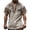 Light Gray, variant on Medieval Viking T-Shirt for Men Ethnic Printed Summer Boho Short Tee Retro V Neck Cotton Linen Beach Hippie Shirt