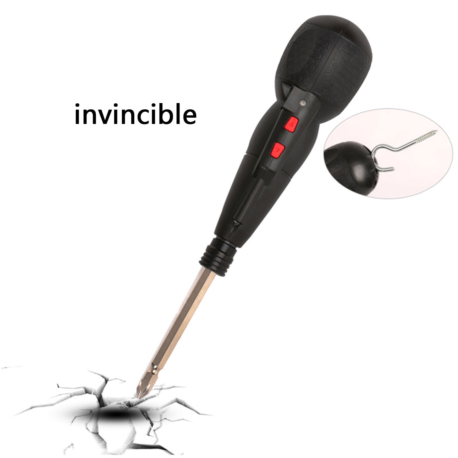 KCAHPAN Ergonomic AntiSlip Electric Screwdriver Forward/Reverse Switches with 5Bits