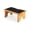 Upgraded Natural, variant on StrongTek Wooden Portable Step Stool with Anti-Slip Rubber Platform, 300 lb Capacity