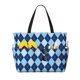 thumbnail image 1 of Fotbe Blue Squares Bolsa de Viaje para Playa - Resistente al Agua, Bolsa Tote de Gran Capacidad y Ligera con 7 Bolsillos para Mujeres y Hombres, 1 of 7