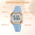 thumbnail image 6 of SKMEI Women Watch Digital Chronograph Watch Multifunctional Waterproof Sports Watch for Women with Alarm Stopwatch Back Light, 6 of 9