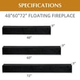 thumbnail image 5 of S-HOME 72" Solid Fir Wood Fireplace Mantel Shelf | Wall-Mounted Floating Shelf for Farmhouse & Modern Home Decor, 5 of 11