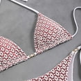 thumbnail image 6 of Warop Women's Printed Bikini Set, Tie-Back with Built-in Bra, No Underwire 2-Piece Swimsuit for Beach, 6 of 7