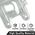 thumbnail image 6 of PIT66 Front Right Side Lower Bumper Carrier Bracket Silver Bumper Brackets Carrier Fit for BMW 328i 2012-2016/ 330i 2017 / 335i 2012-2015/ 330e 340i 2016-2017/ 320i 2013-2017 51117266194, 6 of 9