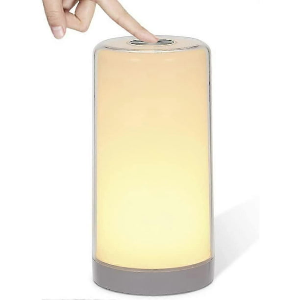Touch Lamp, Bedside Lamp with Dimmable Warm White, White, 256 RGB Colour Changing and Memo