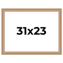 31x23 Frame Charleston Honey Brown Solid Wood Picture Frame Width 1.75 Inches | Interior Depth 0.5