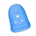 thumbnail image 1 of serony Silicone Guitare Doigts Protecteurs Antidérapants Ukulélé Fingerstall Creux Transparent Non Allergène Réutilisable Bleu Foncé XL, 1 of 5