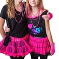thumbnail image 3 of Inteprter 1 Juego de disfraces individuales de los años 80, luminosa, accesorios de Cosplay, ropa de propósito especial, accesorios de fiesta Kits de decoración para fiestas style2 rosa roja Inteprter HA060875-06, 3 of 6