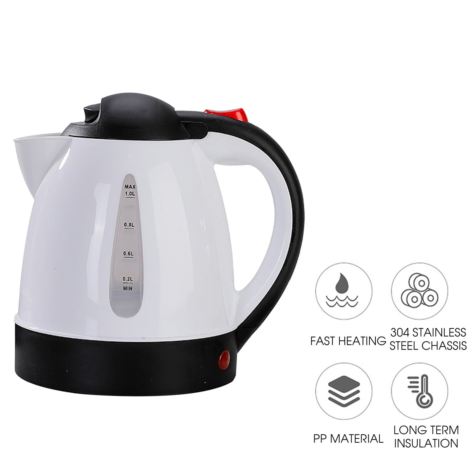 olkpmnmk Electric Kettle Water Boiler Portable Vehicular Kettle Truck Truck 12v24v Electric Kettle Tea Boiling CupKitchen Supplies Clearance Items