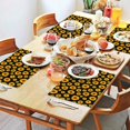 thumbnail image 2 of Vintage Sunflower Placemats Set of 4, Machine Washable Heat Resistant Linen Table Mats with Rustic Boho Floral Design Featuring Bees, Butterflies, and Yellow Blooms for Farmhouse Decor, 2 of 6