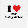 thumbnail image 4 of Inktastic I Heart My Babysitter Boys or Girls Baby Bodysuit, 4 of 5