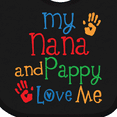 thumbnail image 4 of Inktastic Nana and Pappy Love Me Boys or Girls Baby Bib, 4 of 4