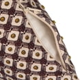 thumbnail image 2 of Bloomingville Cotton Printed Lumbar Pillow with Tassels, French Knots and Pattern, Multicolor, 2 of 3