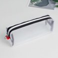 thumbnail image 3 of JeashCHAT Nylon Transparent Mesh Pencil Case, Large-capacity Zipper Pencil Pouch, 3 of 3