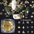 thumbnail image 1 of onlyliua Ofertas Del Día de Hoy Pegatinas para Uñas con Forma de Estrella y Copo de Nieve de Navidad para Mujer, 1 of 2