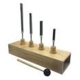 thumbnail image 2 of TISHITA 4 Pieces Testing Tuning Fork Yoga Tuner Forks for Classroom Use Repair Sound A, 2 of 8