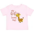 thumbnail image 3 of Inktastic My Gigi Loves Me- Cute Giraffe Boys or Girls Baby T-Shirt, 3 of 5