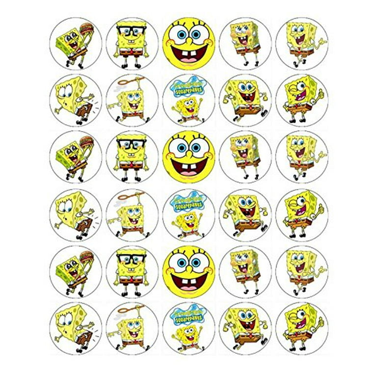 Spongebob Cupcake Toppers