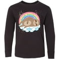 thumbnail image 3 of Inktastic Sloth Lover Cute Animal Long Sleeve Youth T-Shirt, 3 of 5