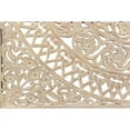thumbnail image 5 of Taran Designs Gianna Farmhouse Solid Wood King Bed with Carved Panel in White, 5 of 9