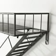 thumbnail image 5 of Mercana Gastown 42"H Gray Metal Wall-Mounted Fire Escape Shelf, 5 of 8