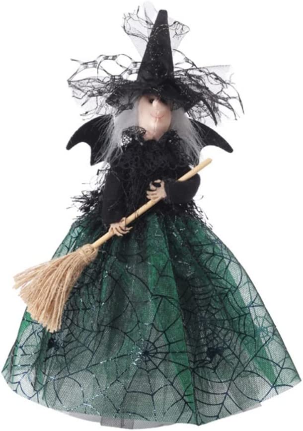 Halloween Witch Tree Topper Decoration,Crashing Witch into Tree