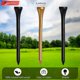 thumbnail image 2 of Black Gold Niuniu Tees de golf, 2 3/4 pulgadas, 70 unidades, Tee de golf de madera profesional de lujo, Tee de golf de madera dura natural, 2 of 5