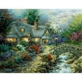 thumbnail image 3 of Country Cottage 24x20 Black Modern Framed Museum Art Print Titled - Boehme, Nicky, 3 of 5