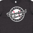 thumbnail image 4 of Inktastic Cleveland Rocks with Baseball in Circle and Stars Inversed Youth T-Shirt, 4 of 5