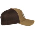 thumbnail image 3 of Realtree® Hat with Woven Label Patch, in Old Gold and Brown, One Size Fits Most Adjustable Adult, 3 of 8
