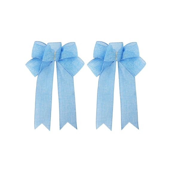 Tiitstoy Easter Bows for Wreaths Decorations, Easter Tree Topper Bow, Decorative Bow, for Spring Home Front Door Outdoor