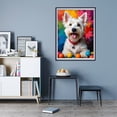thumbnail image 7 of Diamond Art Kit for Adults, Colorful Dog Portrait Vibrant Background Diamond Painting for Adults Beginners, 5D DIY Diamond Art Painting Kits, Colorful Diamond Painting Craft for Home Decor 12x16, 7 of 7
