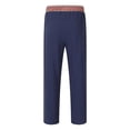 thumbnail image 3 of Dxzfnsa Men's Elastic Waist Hiking Pants Water Resistant Quick-Dry Lightweight Outdoor Sweatpants with Zipper Pockets golf pants men(Navy,3XL), 3 of 8