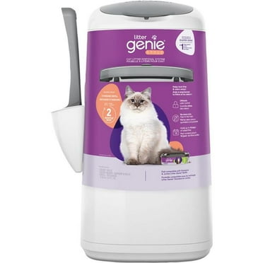 Litter Genie Style Cat Litter Disposal System for Ultimate Odor Control, Include One Starter Refill, 14 ft