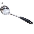 thumbnail image 1 of Stainless Steel Soup Spoon Colander Long Handle Spatula Kitchen Cooking Strainer, 1 of 10