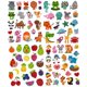 thumbnail image 1 of Kit de pegatinas con forma de diamante Sinceroduct, 80 unidades, para niños, arte con gemas 5D DIY, 1 of 9