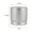 Gray, variant on 58Mm Coffee Powde Dosing Rings Press With Lid Aluminum Alloy Coffee Filter Holder Dosing Cup Coffee Brewing Cup Dosing Ring