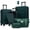 Dark Green, variant on LuckyNote 5‑Piece Rolling Luggage Set, Hardside Expandable Suitcase with USB Port, Double Spinner Wheels, TSA Lock, Red