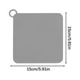 thumbnail image 4 of Silicone Floor Drain Cover Seal for Bathroom Shower and Sink, Transparent Odor Blocking Sewer Smell Deodorizer, Flexible Waterproof Silicone Pad, 4 of 6