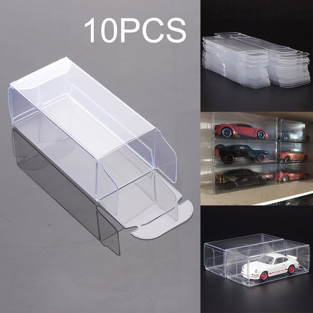 20x Display Box 1/64 Clear Plastic PVC Show Case For Diecast Model Toy Car Auto 