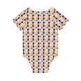 thumbnail image 2 of Daiia Polka Dot Printed Unisex-Baby Short Sleeve Onesies Bodysuits Baby Climbing Clothes Soft and Comfortable Romper with Expandable Shoulder Design-3 Months, 2 of 8
