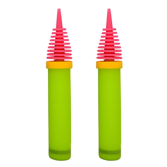 BESTSKY 2Pcs Manual Balloon Pumps – Silent-Operation Balloon Blower for Smooth and Quiet Use, Perfect for Wedding Banquets and Celebrations, 1.38x1.38x9.06 In, Green