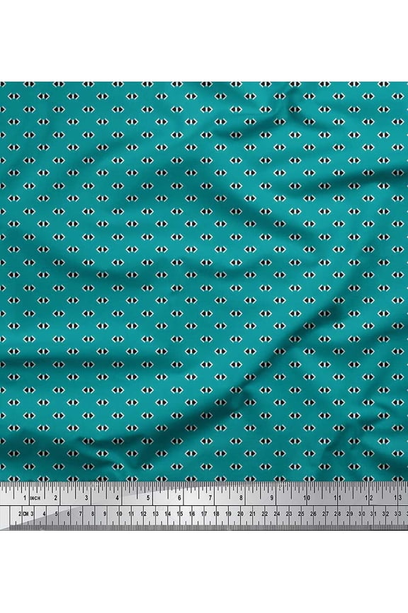 Viscose Chiffon Fabric Two Sided Arrow Shirting Fabric Prints by Yard 42 Inch Wide