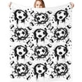 thumbnail image 2 of Super Soft Soccer Blanket Throw Soccer Ball Blankets Lightweight Flannel Warm Cozy Football Blanket Gifts for Sport Fans Kids Adults 60"X50", 2 of 4