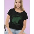 thumbnail image 3 of Don't Mess With Mama Bear Tee Crop Tee Women's, 3 of 4